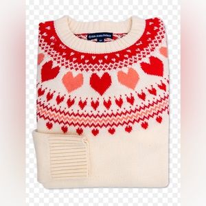 Kiel James Patrick Heart Sweater NWOT
